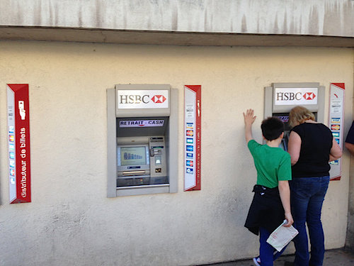 When abroad, use ATMs to get the best exchange rates. Photo: cloudyip