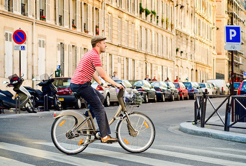 Bike to the Velib' exhibit -- or just bike around town. Photo: gregcullen