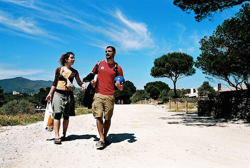 Hitting the beach in Cadaques. Photo: eugeniocanevari