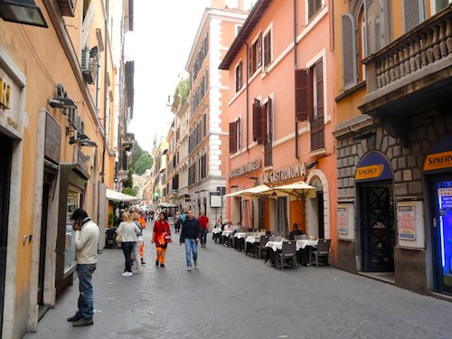The Panda is a budget option located at the base of the Spanish Steps.