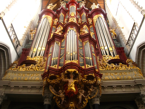 The Gretoe Kerk's St. Bavo organ is a stunner. bertknot