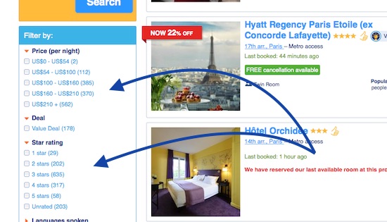 Use those filters to drill down and find the best values!