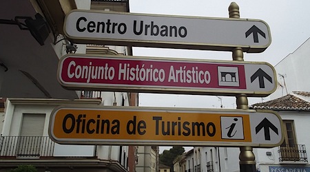 Spanish direction Signs