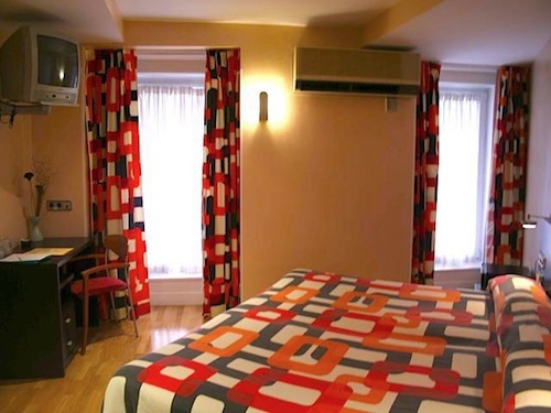 The three-star Hotel Plaza Mayor is located next to the famous square and regularly has rates under $100. 