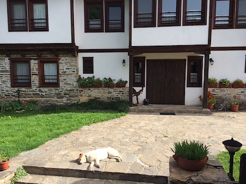 The Hadjiyska House is the main guesthouse just a few steps from the tavern.