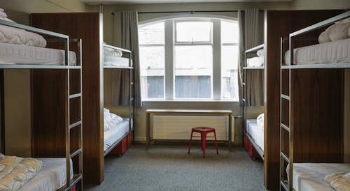 A dorm room at Loft Hostel