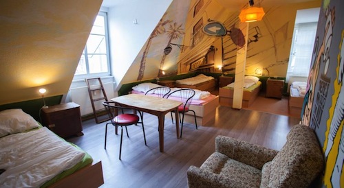 Labyrinth Hostel has two of our favorite qualities: central and cheap!