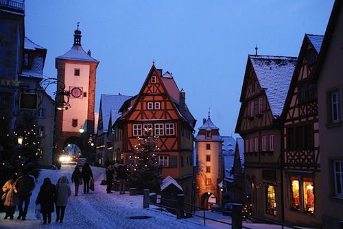 Rothenburg ob der Tauber is a fairy tale town in Bavaria. Photo: https://www.flickr.com/photos/128012202@N05/15336059031/">traveljunction
