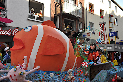 Cologne Carnival brings parades and parties to the city streets. Photo: Marco