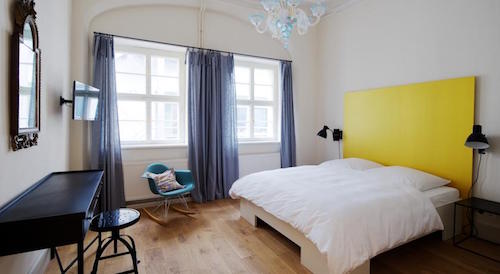Rooms are bright, airy, and affordable at Hotel Freghaus. Photo: Booking.com 