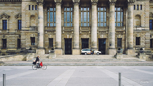Biking is a great way to get around Leipzig. Photo: Jorg S