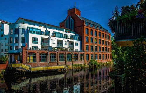 Renovated buildings in the Plagwitz neighborhood. Photo: Polybert49