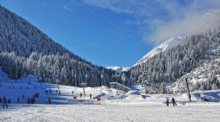 ski slopes in Bansko