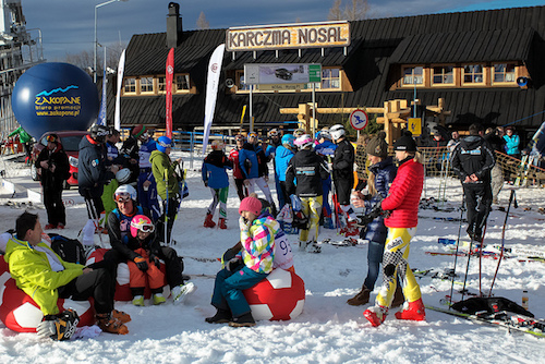 Skiers getting ready to hit the slopes of Zakopane. Photo: MoFA