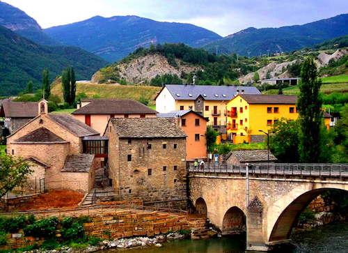 Spanish Pyrenees village