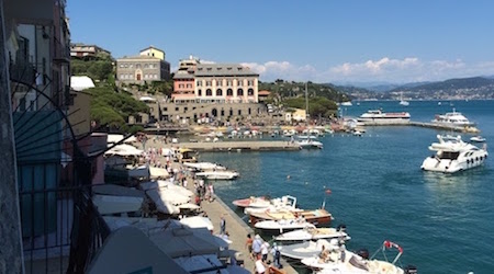 harbor view from hotel window