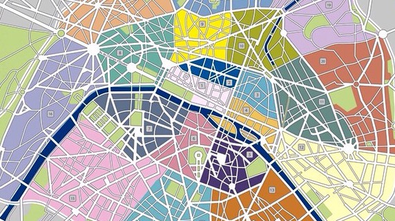Paris map
