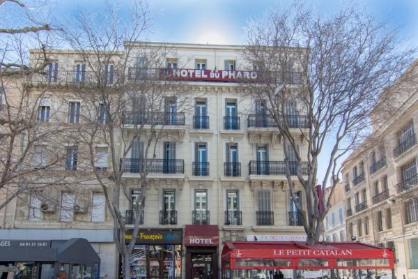charming building with balconies