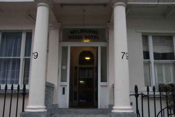 white hotel building