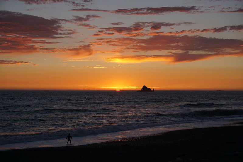 Sunset at Rialto Beach