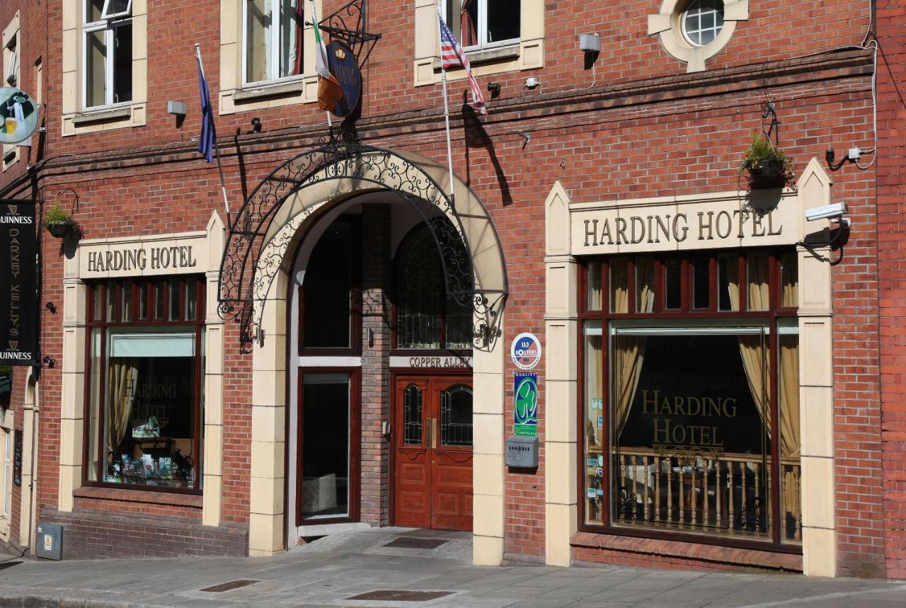 brick building with Harding Hotel sign