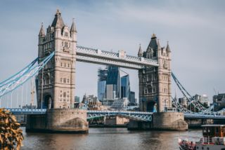 Tower Bridge in London early morning