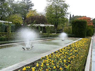 Jardines de Cecilo Rodriguez fountains