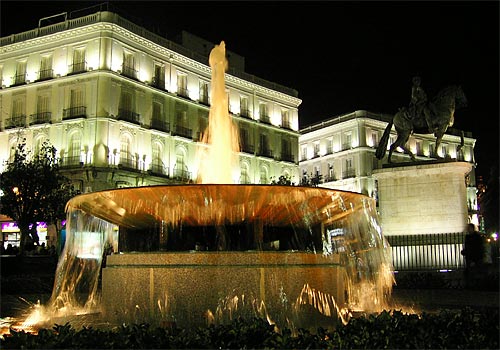 The Plaza del Sol, Madrid