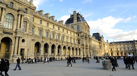 Louvre in sun