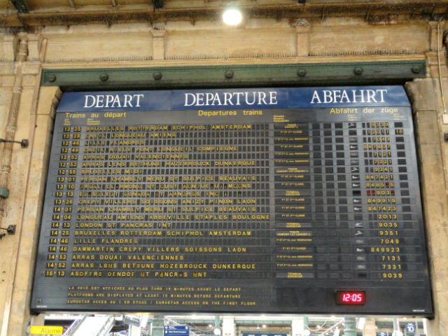 Paris Train Schedule