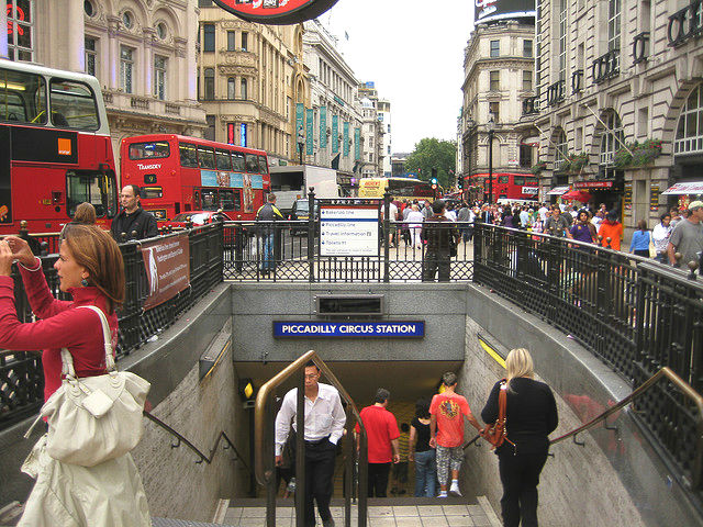 Piccadilly Circus Underground Station
